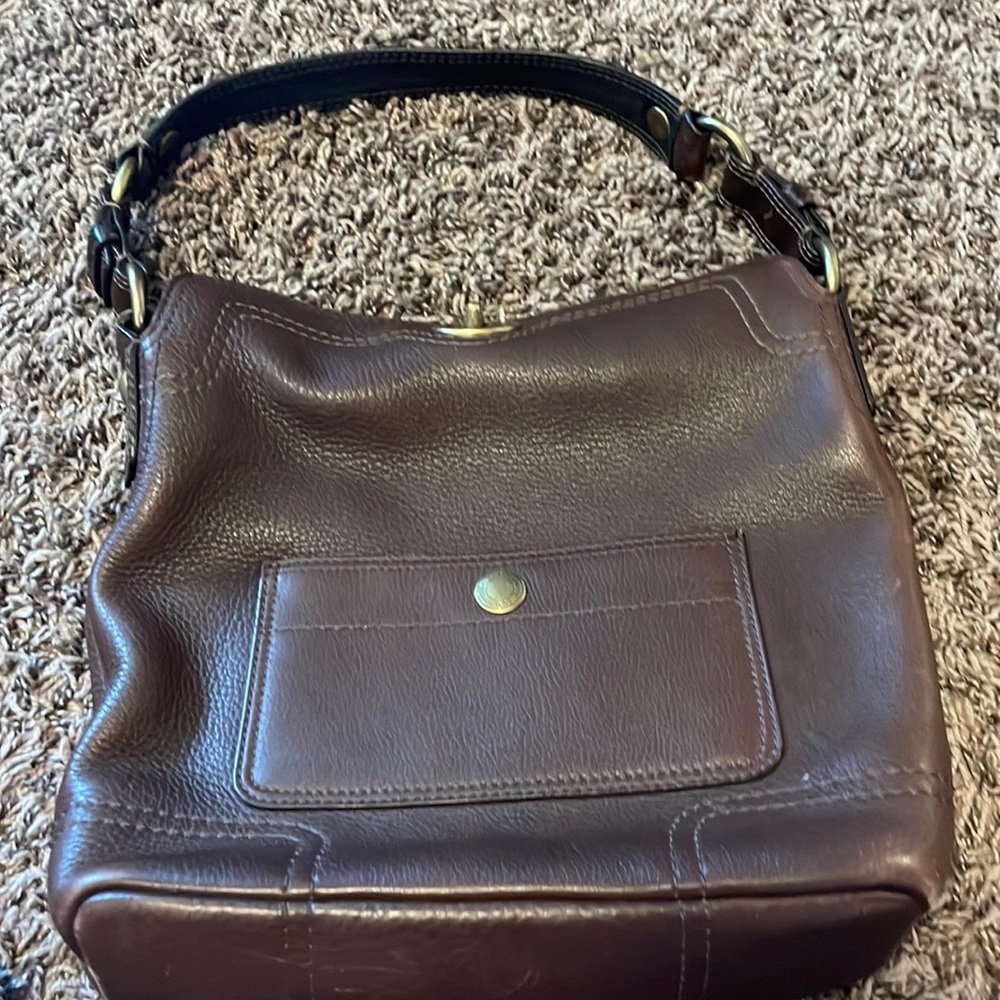 Coach vintage leather bag